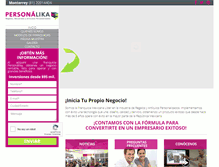 Tablet Screenshot of maxlc.personalika.com